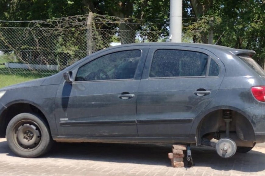 Vandalismo en el Hospital Iturraspe. Foto: Gentileza