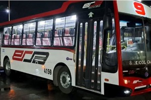 Tras agredir al chofer el violento individuo escapó. Foto: Gentileza