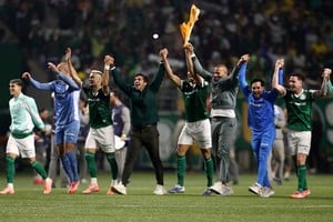 Palmeiras festejó con su gente la remontada. Crédito: REUTERS/Jean Carnie
