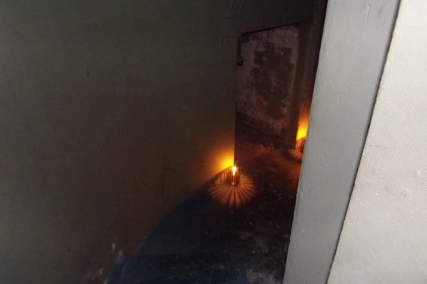 El ingreso al subterráneo de la Sala Garay en la Manzana Jesuítica de Santa Fe. Gentileza