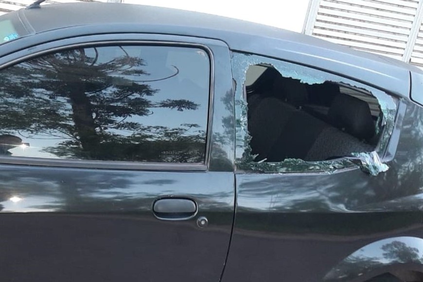 Vandalismo en el Hospital Iturraspe. Foto: Gentileza