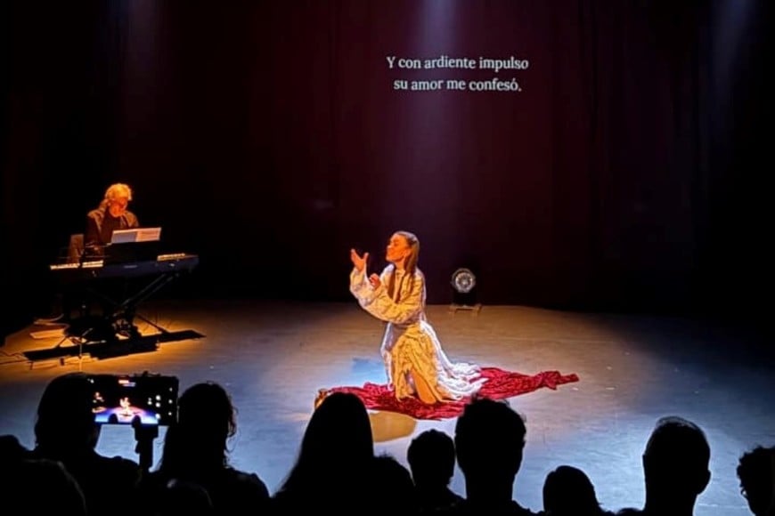 La joven artista cumple su sueño de estudiar en Italia. Crédito: Gentileza.