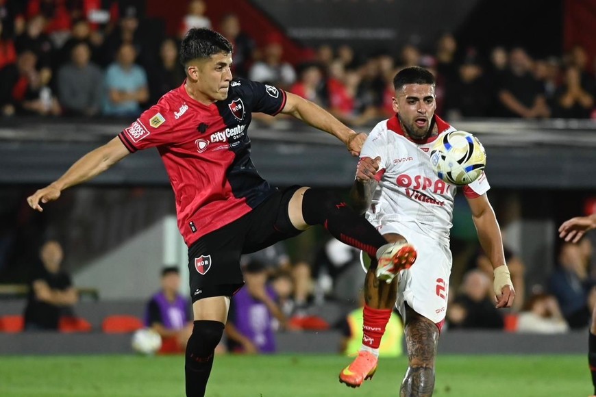 Agustín Colazo, de buen partido otra vez y autor del gol que le dio el triunfo a Unión. Lleva tres consecutivos.