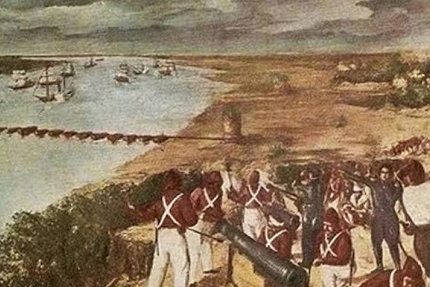 La Batalla de Vuelta de Obligado.