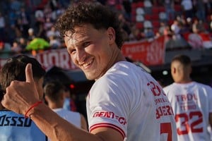 Bruera, goleador de la jornada. Crédito: Barracas Central