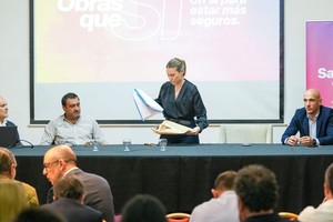 “Este es un gobierno eficiente, que apuesta a la obra pública y a la seguridad”, afirmó Coudannes.