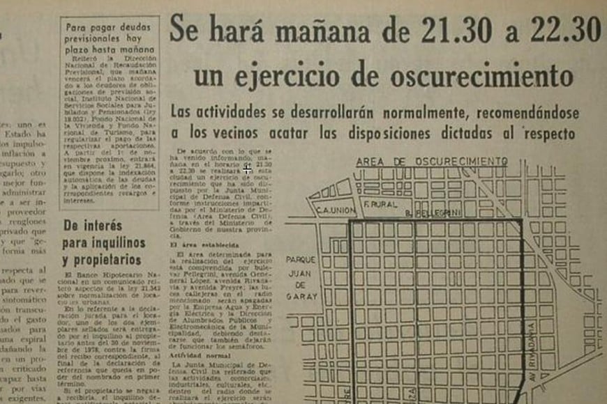 Así reflejó El Litoral la concreción de los ejercicios. Foto: Archivo El Litoral
