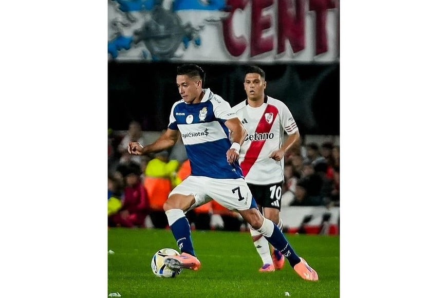 River vs Gimnasia y Esgrima LP. Foto: @gimnasiaoficial