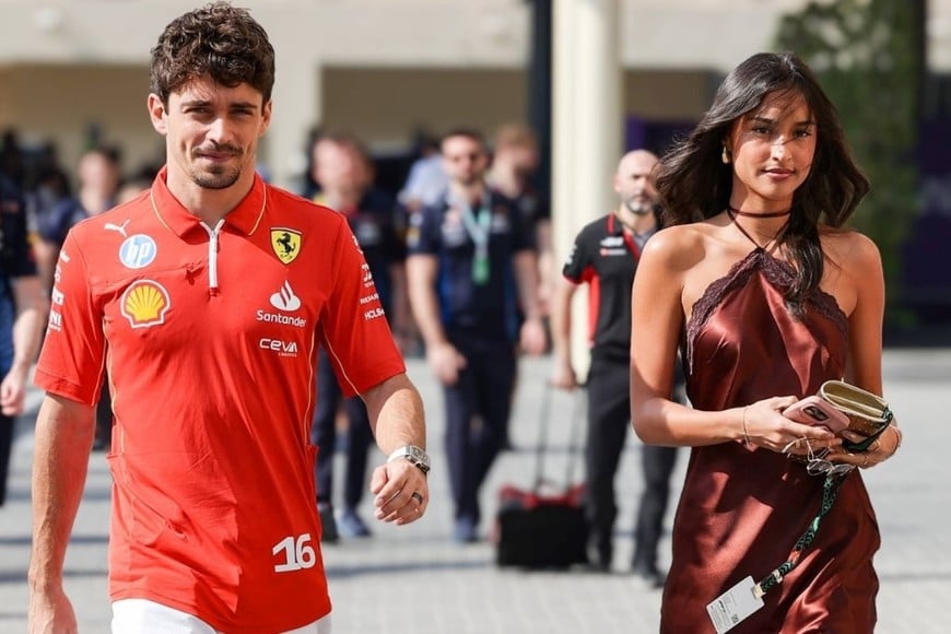 Charles Leclerc y Alexandra Saint Mleux
