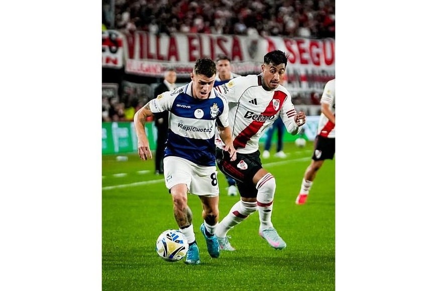 River vs Gimnasia y Esgrima LP. Foto: @gimnasiaoficial