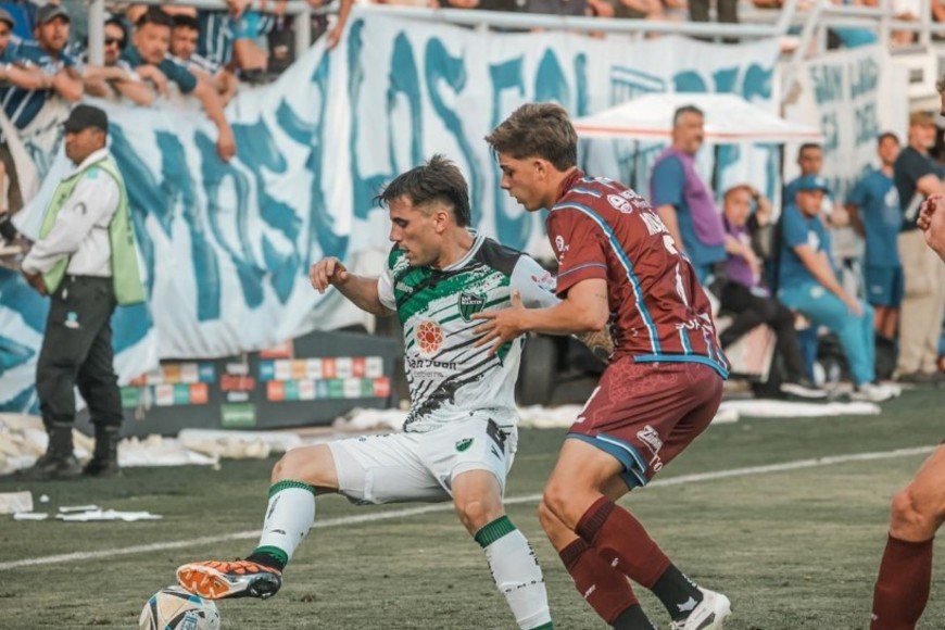 Godoy Cruz vs. San Martín de San Juan. Foto: @CASanMartinSJ