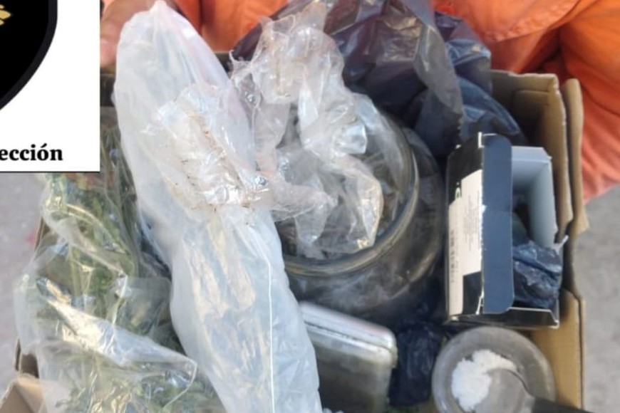 Adentro de la vivienda hallaron cocaína y marihuana. Foto: El Litoral