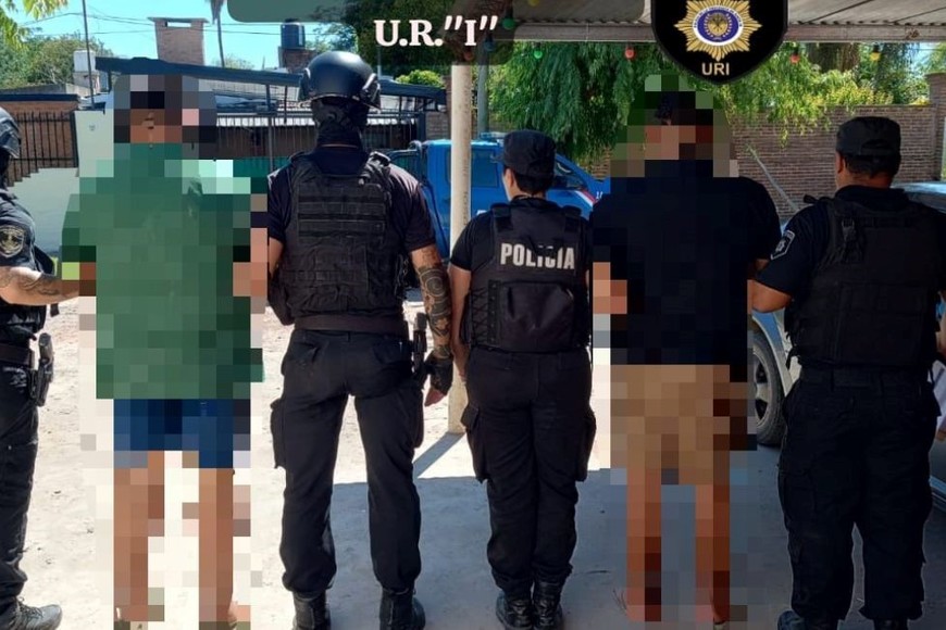 Los detenidos fueron trasladados hasta la Comisaría de Distrito 19a. Foto: El Litoral