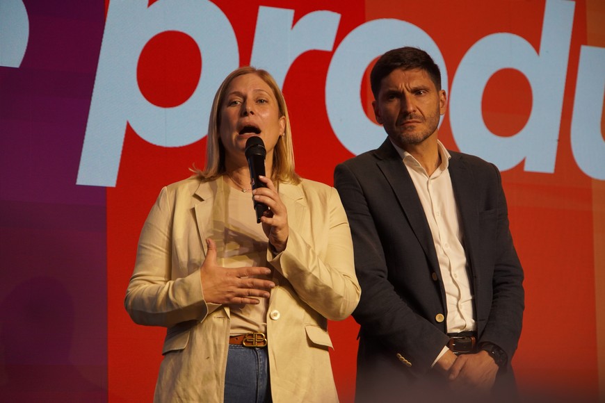 Gisela Scaglia fue aplaudida en la última reunión de gabinete provincial. Crédito: Fernando Nicola.