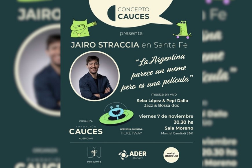 Straccia analizará la actual coyuntura económica y política nacional.