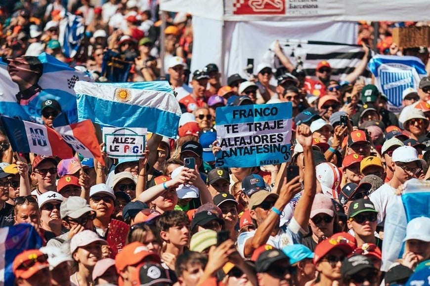 Habrá una gran presencia de argentinos en San Pablo para apoyar y alentar a Colapinto.