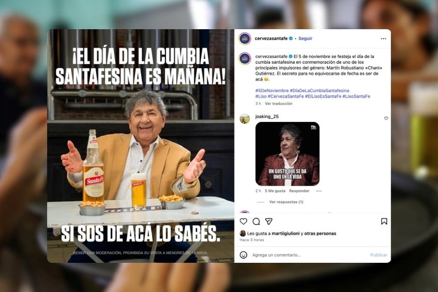 La respuesta de Cerveza Santa Fe