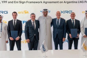 YPF y ENI firman acuerdo con el brazo inversor de ADNOC para el GNL argentino