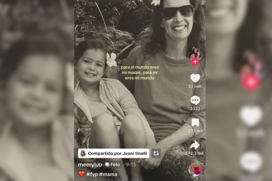 Los mensajes de Juana en sus redes sociales.