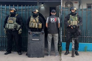 La mujer fue arrestada en su casa de Primer Pasaje al 4000 de la ciudad de Santa Fe. Foto: El Litoral