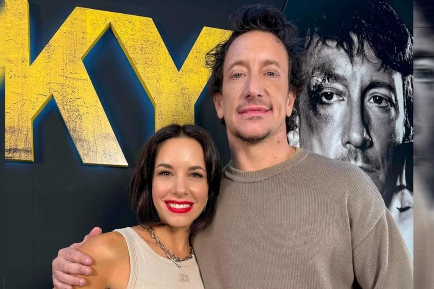 La flamante pareja partió en la madrugada de este martes a Estados Unidos.