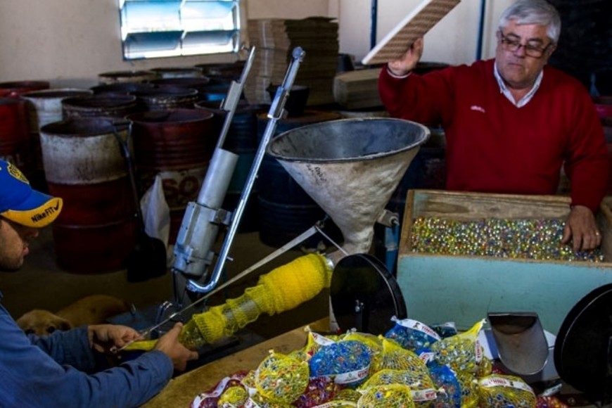 La empresa de San Jorge en plena faena de empaque en 2023.