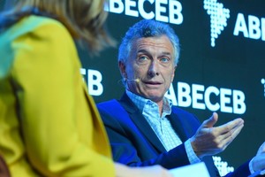 Mauricio Macri en el Foro ABECEB. Foto: Gentileza