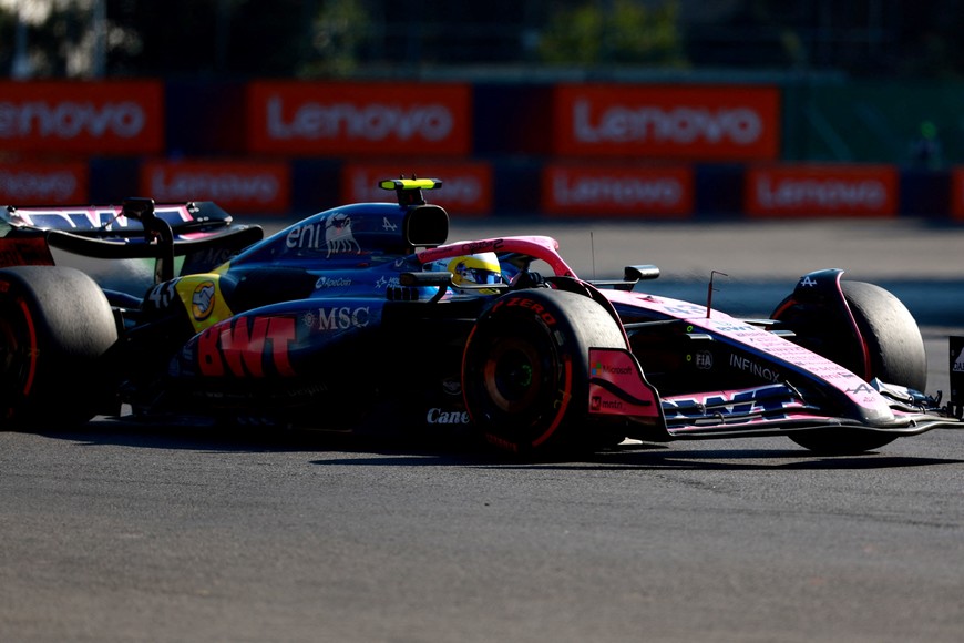 Formula One F1 - Mexico City Grand Prix - Autodromo Hermanos Rodriguez, Mexico City, Mexico - October 26, 2025
Alpine's Franco Colapinto in action during the race REUTERS/Raquel Cunha