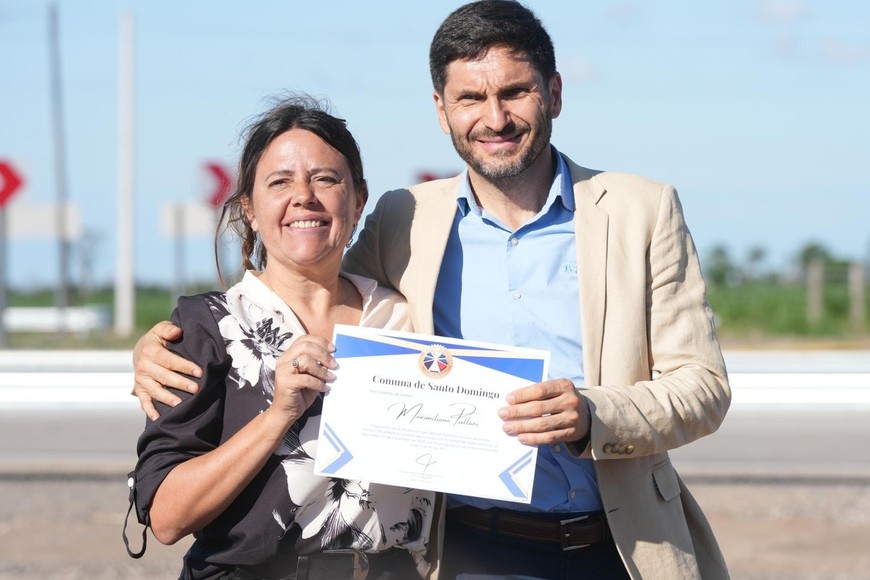 Pullaro inauguró trabajos viales