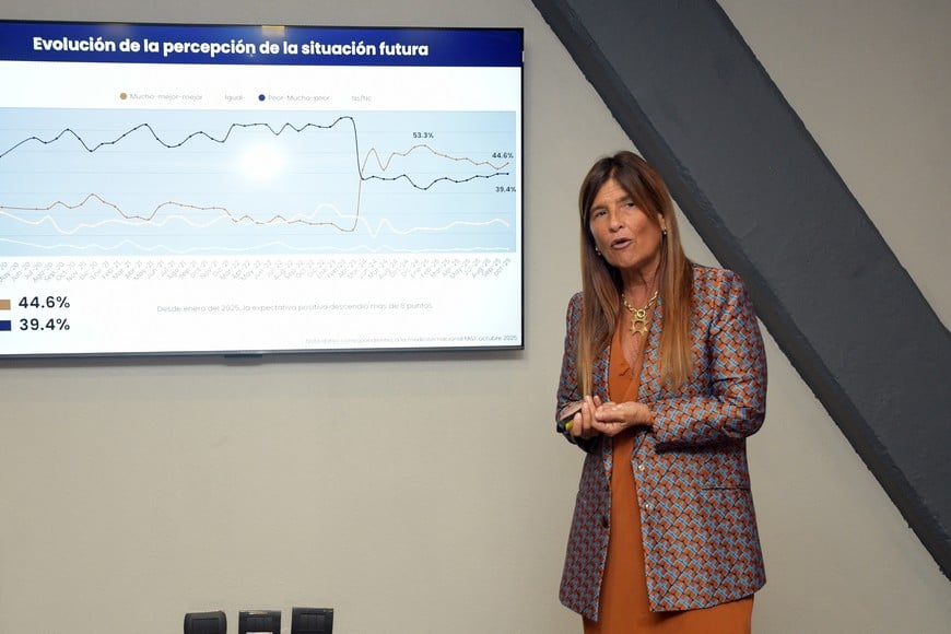 Fornoni:  "Los gobernadores ya habían tenido sus elecciones provinciales, habían sido respaldados y me parece que en este plebiscito de gestión nacional, la gente optó por darle el apoyo". Crédito: Guilermo Di Salvatore.