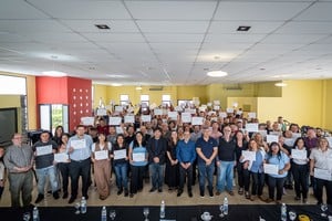 El acto tuvo como centro la entrega de diplomas a los nuevos delegados. Crédito: ASOEM