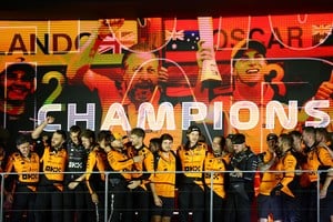 McClaren, campeones del 2025. Foto: Reuters