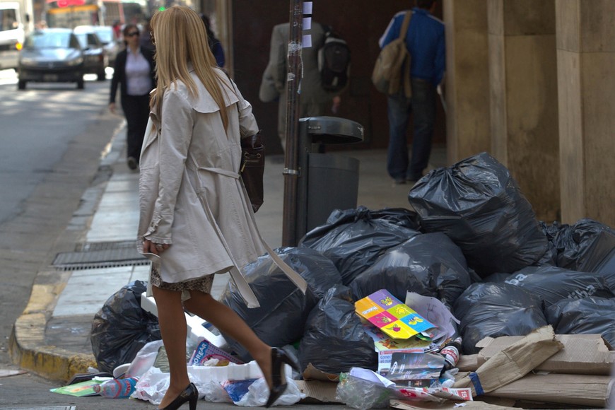 La basura, siempre un problema en la capital provincial. Crédito: Archivo