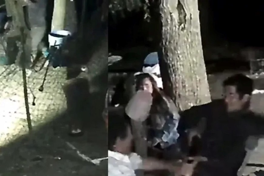 El agresor, armado con una escopeta, comenzó a amenazar y apuntar a las personas.