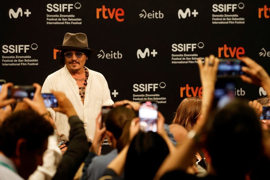 Director Johnny Depp attends a press conference for the film "Modi - Three Days on the Wing of Madness", at the San Sebastian Film Festival, San Sebastian, Spain, September 24, 2024. REUTERS/Vincent West