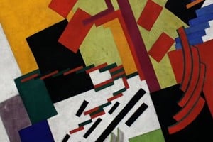 Fragmento de "Suprematism" de 1916.  Foto: Ekaterinburg Museum of Fine Arts