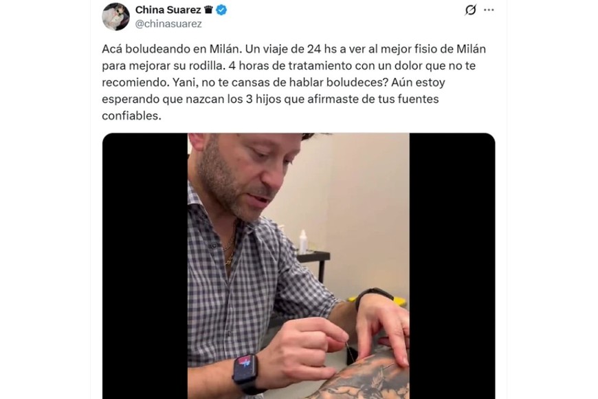 La actriz reveló el motivo detrás de su criticado viaje a Milán.