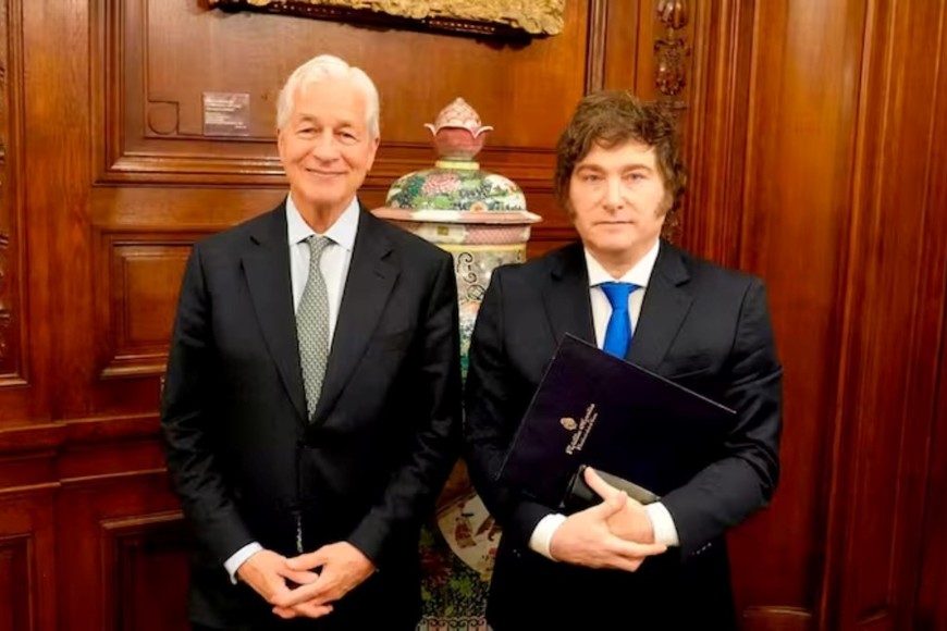 Jamie Dimon Javier Milei