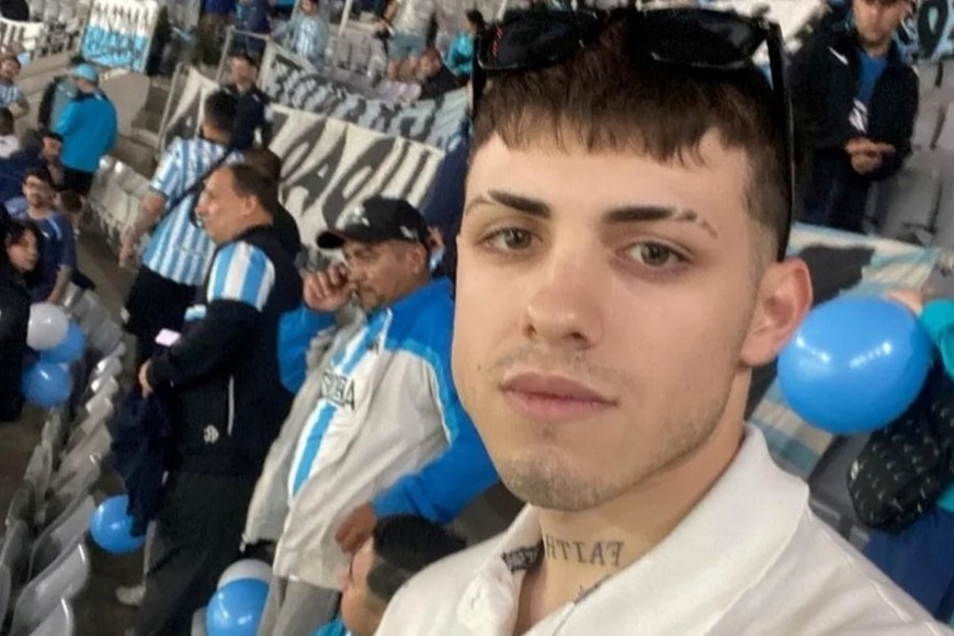 Alejandro Ciganotto, hincha de Racing