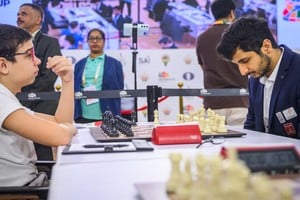 Faustino Oro tuvo una destacada actuación en el Mundial del Ajedrez. 