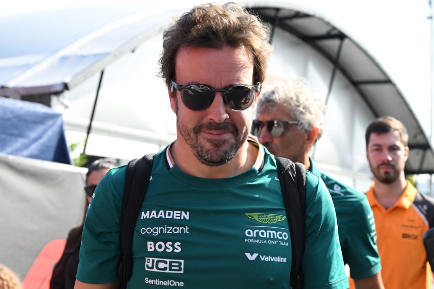 Formula One F1 - Italian Grand Prix - Autodromo Nazionale Monza, Monza, Italy - September 7, 2025
Aston Martin's Fernando Alonso before the race REUTERS/Jennifer Lorenzini