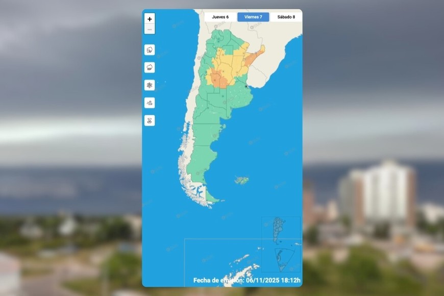 Así es el alerta para este viernes