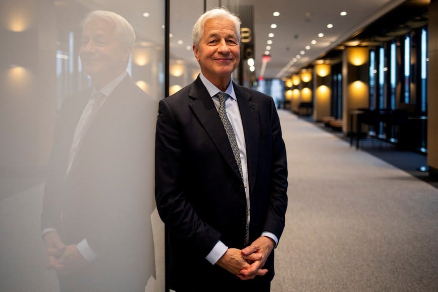 JPMorganChase CEO Jamie Dimon poses for a portrait as he attends an interview with Reuters in Detroit, Michigan, U.S., November 5, 2025.   REUTERS/Emily Elconin