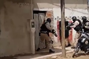 El momento de la irrupción. Foto: El Litoral