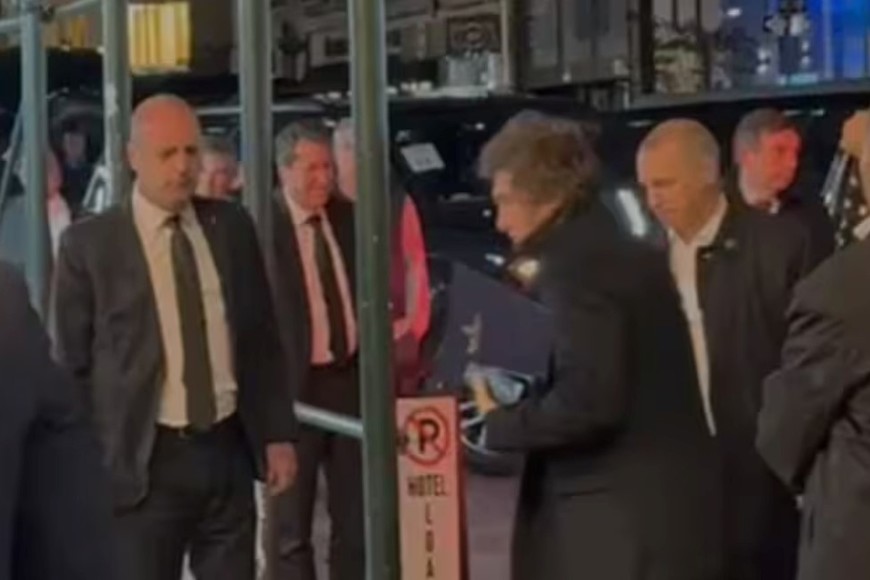 Javier Milei ya se encuentra en Nueva York.