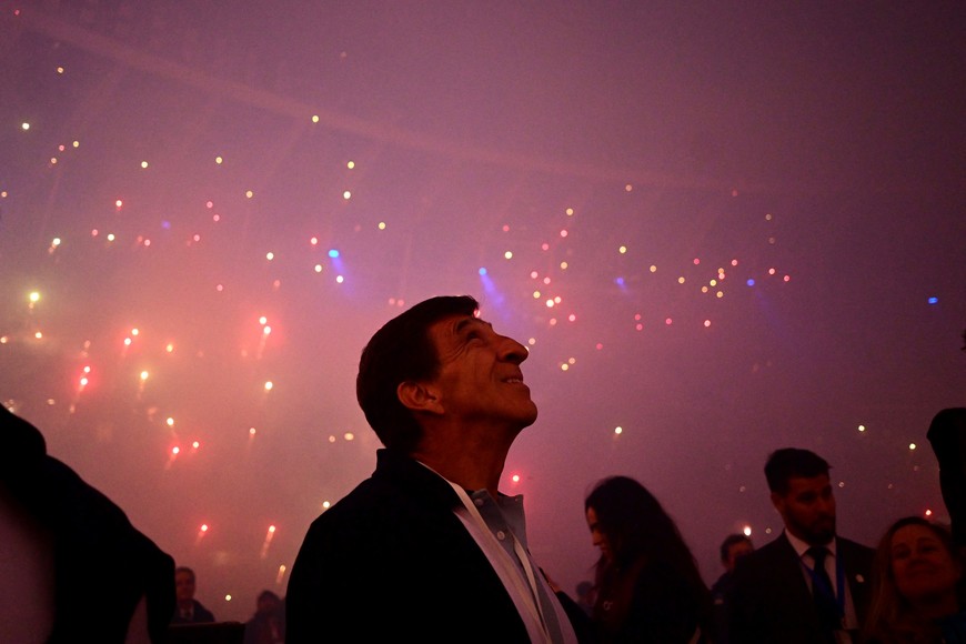 Soccer Football - Copa Libertadores - Semi Final - Second Leg - Racing Club v Flamengo - Estadio Presidente Peron, Buenos Aires, Argentina - October 29, 2025
Racing Club coach Gustavo Costas before the match REUTERS/Rodrigo Valle