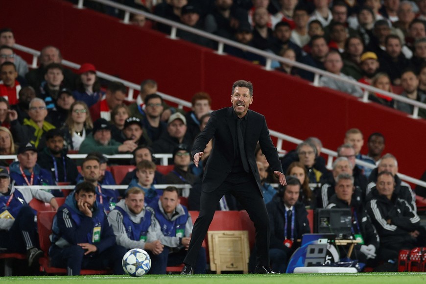 Soccer Football - UEFA Champions League - Arsenal v Atletico Madrid - Emirates Stadium, London, Britain - October 21, 2025
Atletico Madrid coach Diego Simeone REUTERS/Toby Melville
