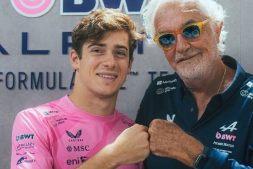 Briatore y el visto bueno a Colapinto. Crédito: Alpine