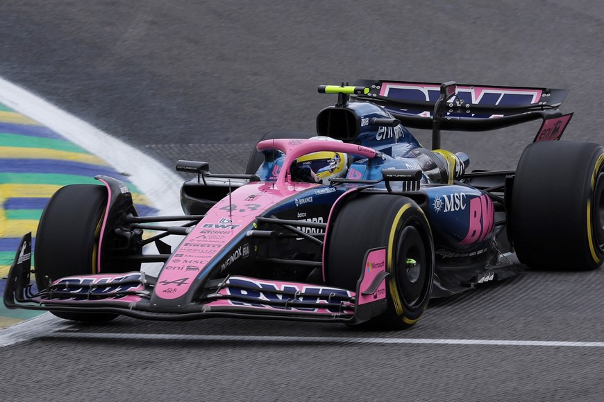 Formula One F1 - Sao Paulo Grand Prix - Autodromo Jose Carlos Pace, Sao Paulo, Brazil - November 8, 2025
Alpine's Franco Colapinto in action during the sprint race REUTERS/Amanda Perobelli
