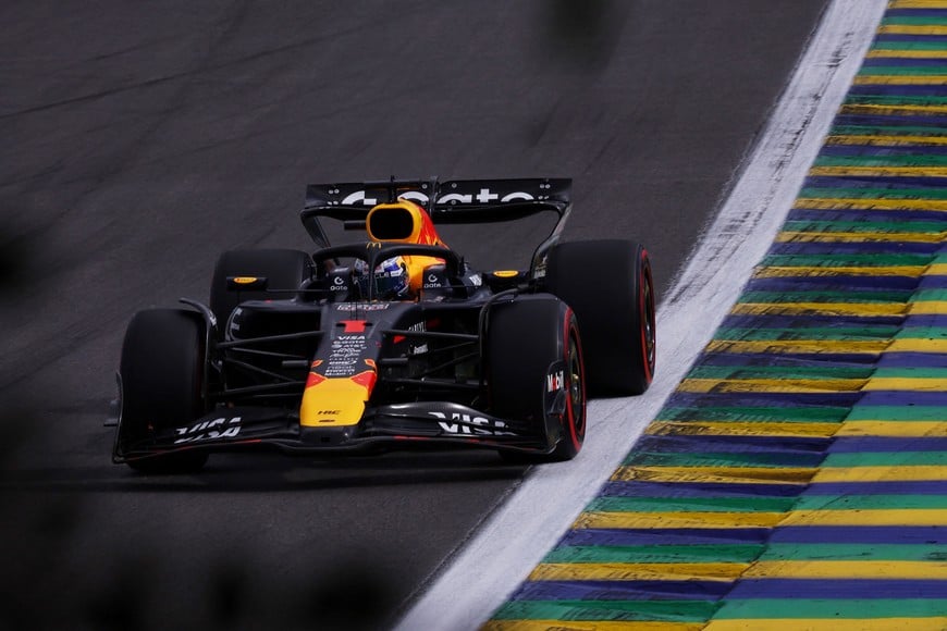 Formula One F1 - Sao Paulo Grand Prix - Autodromo Jose Carlos Pace, Sao Paulo, Brazil - November 8, 2025
Red Bull's Max Verstappen during qualifying REUTERS/Amanda Perobelli